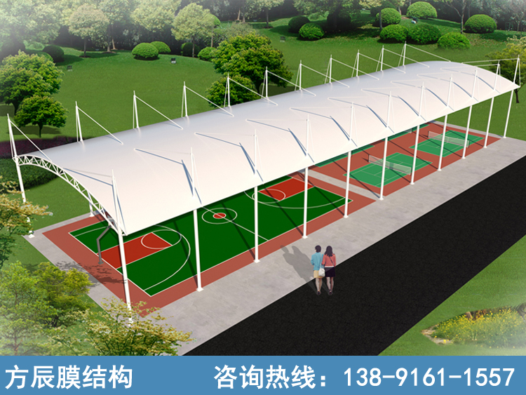 球场膜结构001