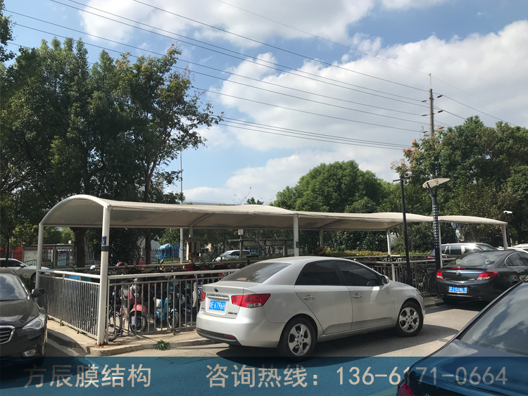 上海市奉贤区南桥环城东路电动车停车棚工程