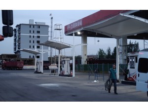 陕西省榆林市神木市力源加油站加油机膜结构车棚工程